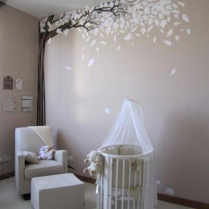 Large Maple Tree Home Decor Vinyl Wall Decal..
