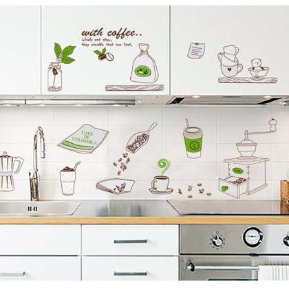 Unique Cute Fridge Stickers And Kitchen Wall..